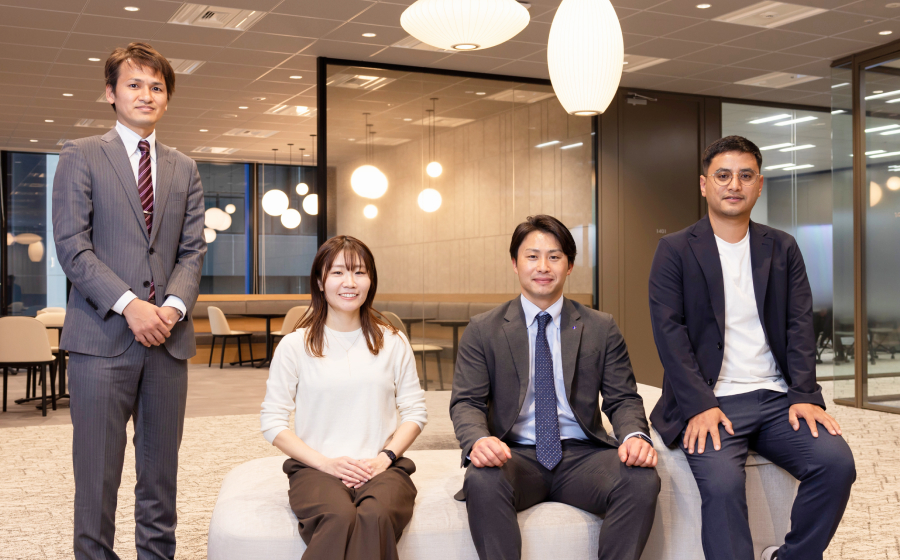若手・中堅社員の面々