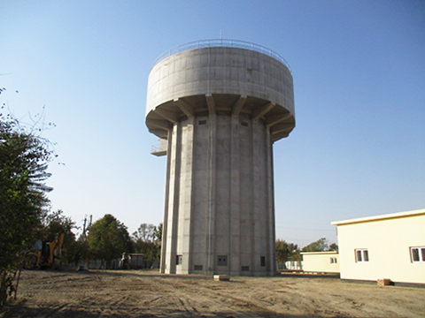 1,800m3高架水槽