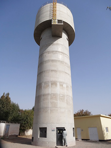250m3 elevated water tank